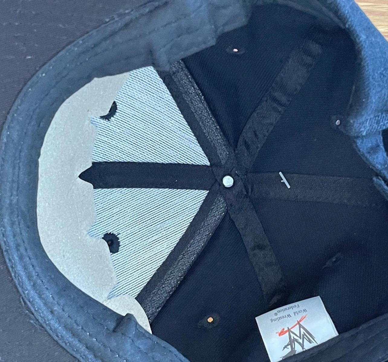 WWF 1998 Attitude Era Velcrow Hat