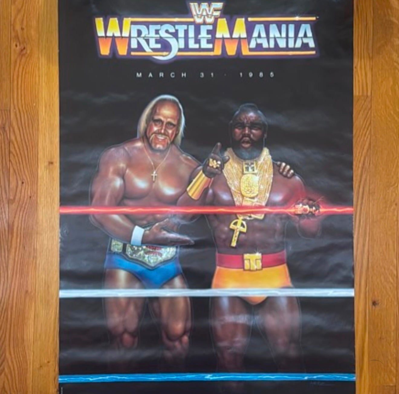 WWF 1985 WRESTLEMANIA 1 Poster