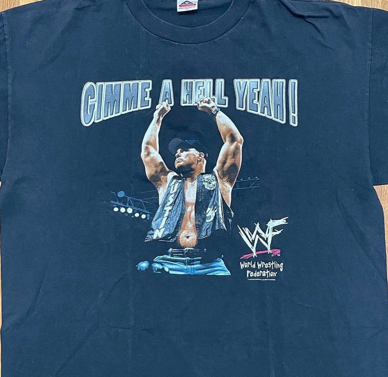 WWF 1998 Stone Cold Steve Austin Gimme Hell Yeah