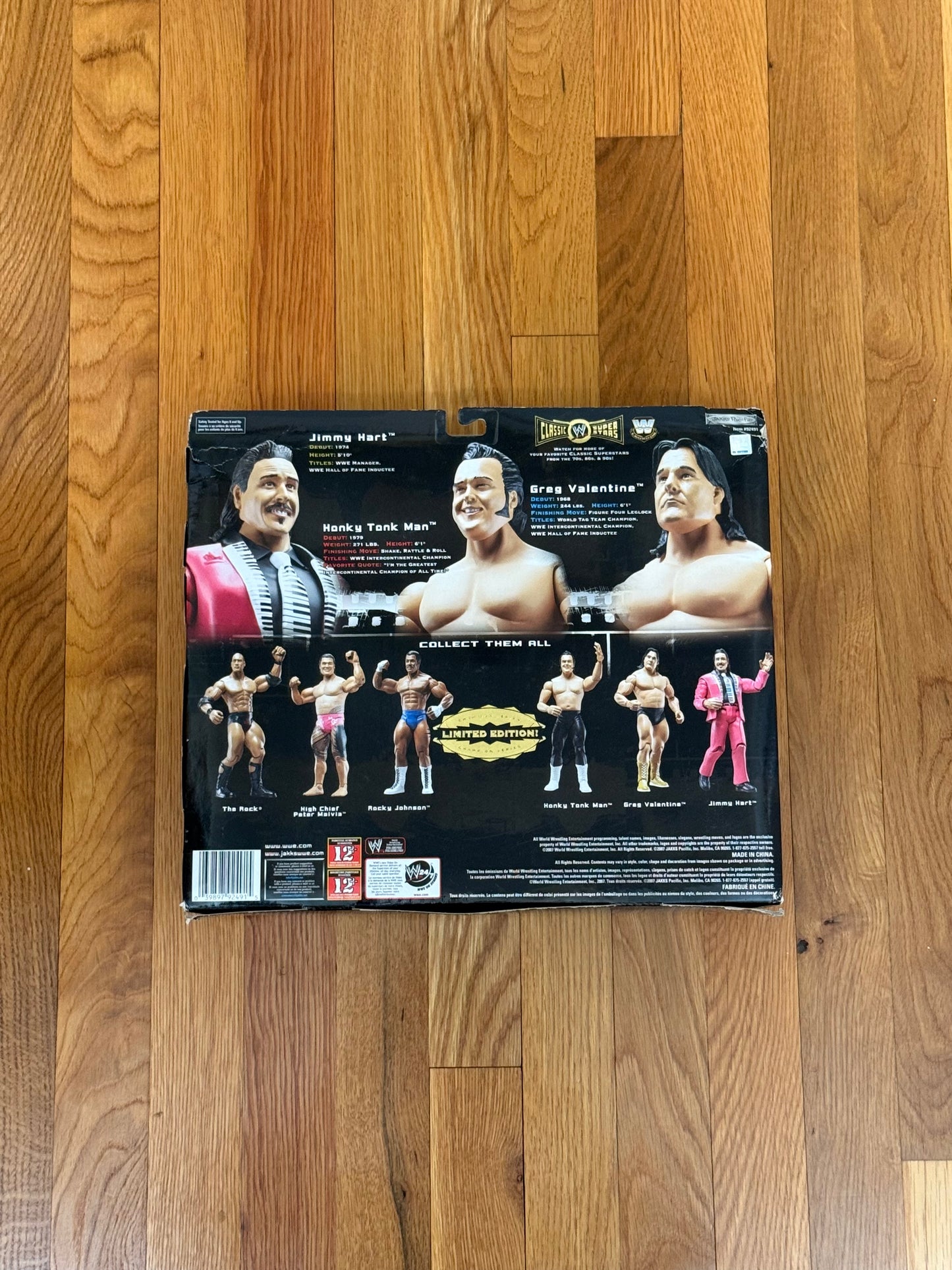 WWE 2007 Classic superstars Honky, Greg, Jimmy Hart